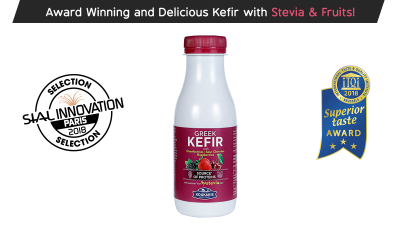New Distinction for Koukakis Farm Kefir with Stevia and Red Fruits