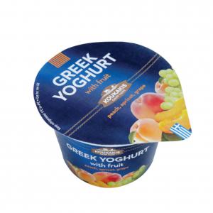 Yogurt greco con Pesca, Albicocca, Uva